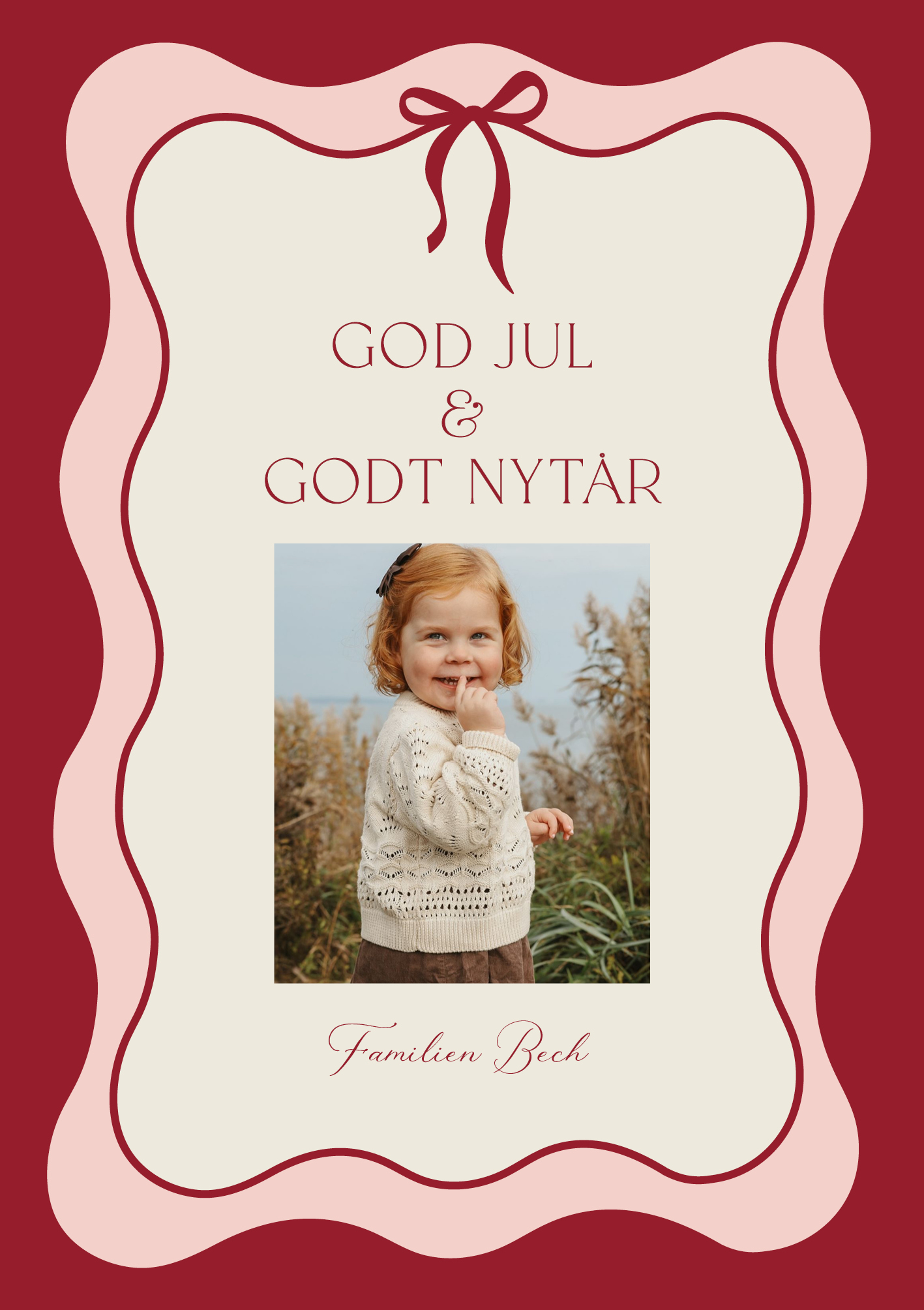 Jul - Familien Bech Julekort